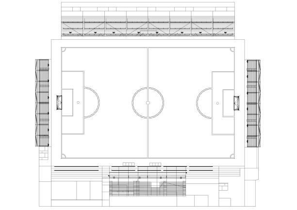 istock football field Architect Blueprint - isolated 987359366