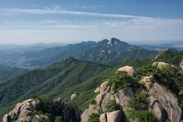 View from Dobongsan, Korea