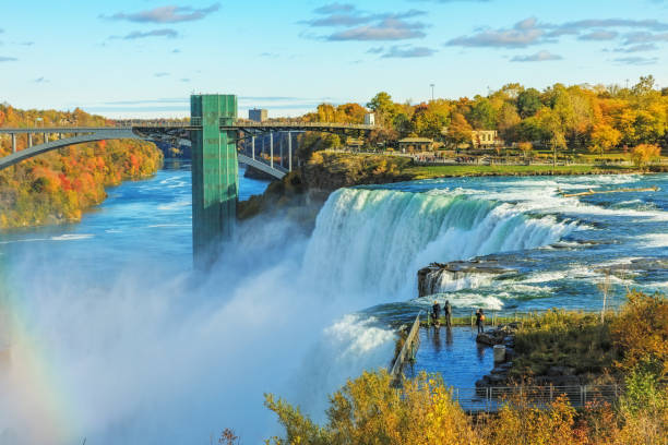 ナイアガラフォールズの米国 - niagara river ストックフォトと画像