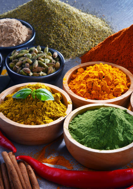 istock Variety of spices on kitchen table 987383604
