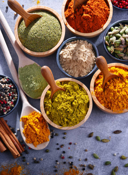 istock Variety of spices on kitchen table 987383704