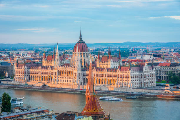 istock Budapest Parliament at sunset, Hungary 987384234