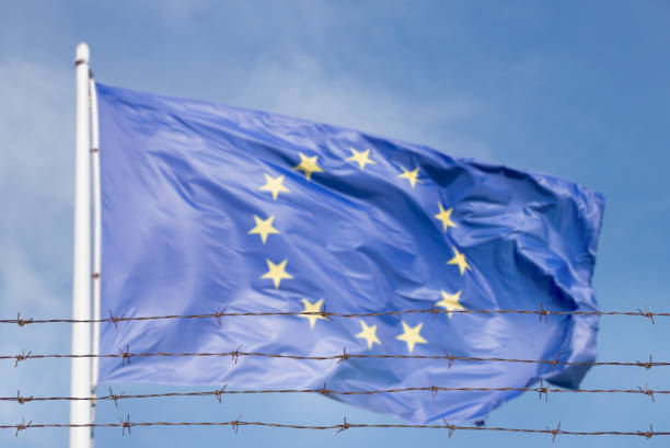 istock flag of wires 987388328