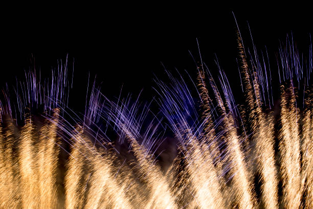 istock Close-up of fireworks display 987399096