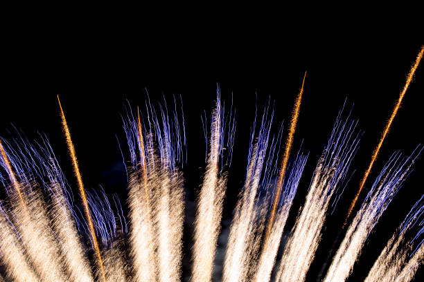 istock Close-up of fireworks display 987399480