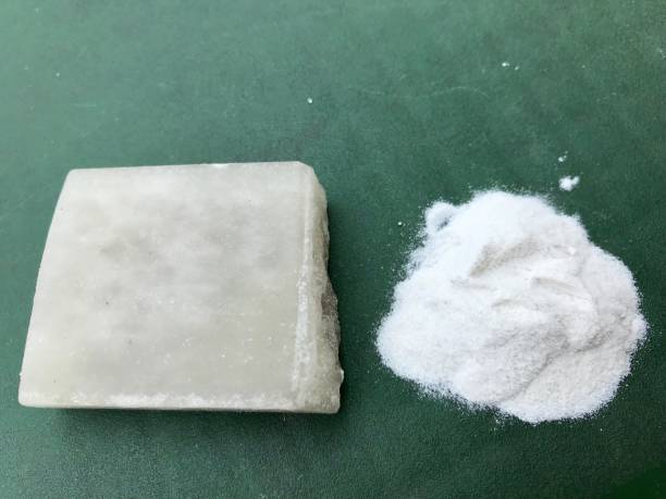 istock Alum crystal and powder 987402386
