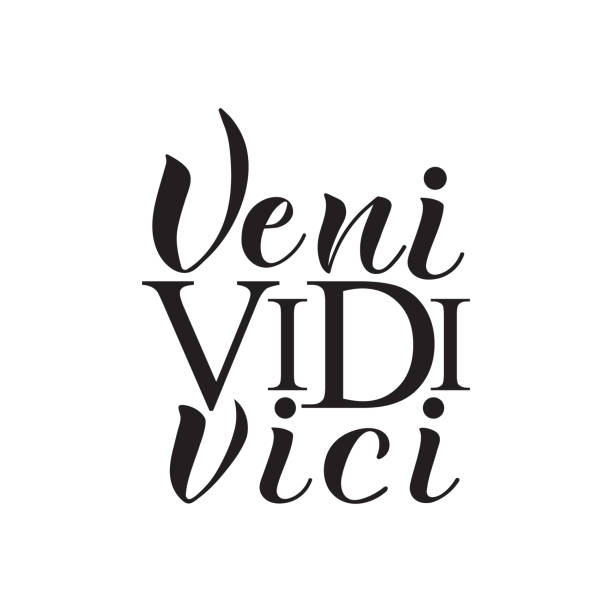 Vetores de Veni Vidi Vici e mais imagens de Abstrato - Abstrato