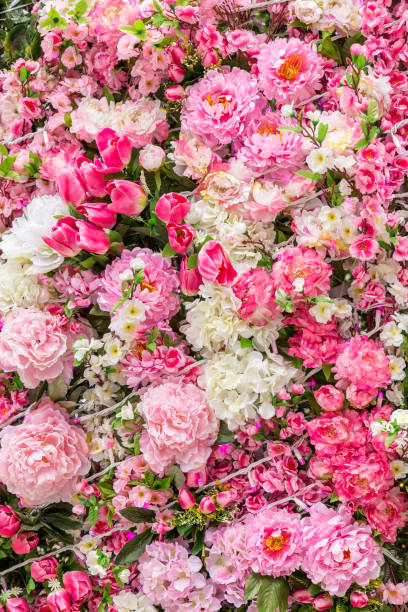 istock Beautiful flowers background for wedding scene 987407170
