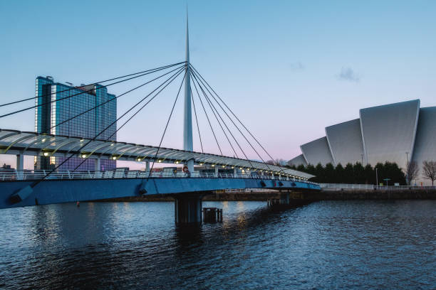 istock City landscape with a bridge and modern buildings 987408392