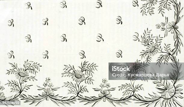 Old Topic Pattern Old Pattern Stock Illustration - Download Image Now - Antique, Art ...