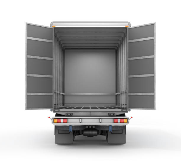 istock Transport for delivery isolated on a white background. 3d illustration 987412554