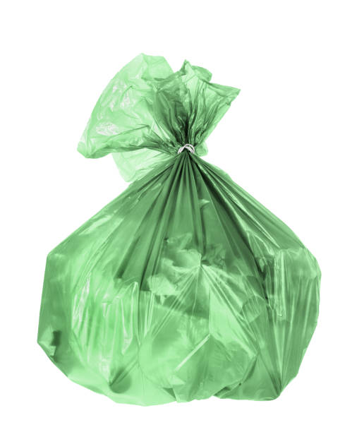 istock Rubbish bag isolated on a white background 987413734