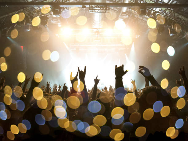 istock Festive crowd in a concert hall 987432452