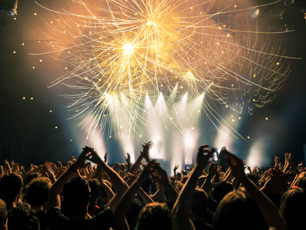 istock Festive crowd in a concert hall 987432492