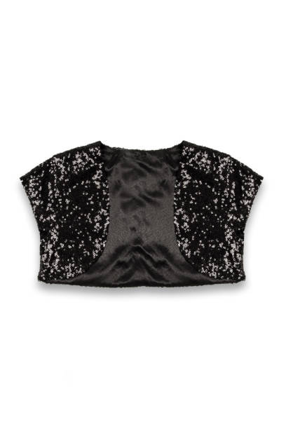 bolero baby jacket on a white background