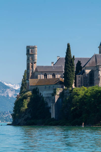 istock Hautecombe Abbey from Lac du Bourget 987451926