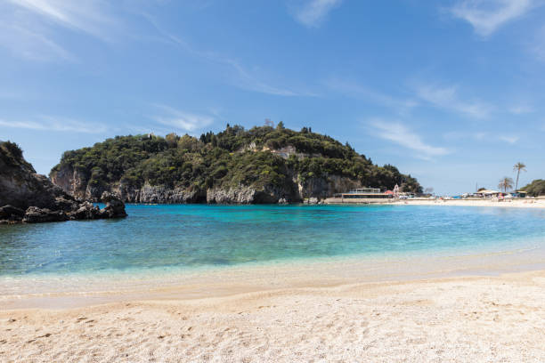 istock Ionian beach with white sand 987452258