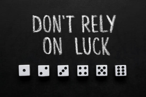 istock Dice and text,, Don't rely on luck