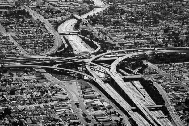 istock view to flyover in Los Angeles 987545010