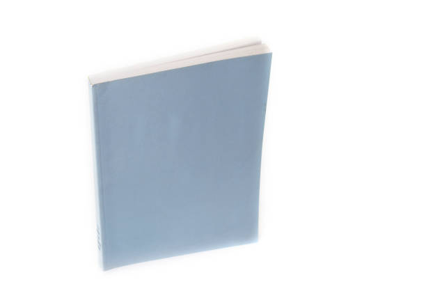istock Vertical blank cover book on the white 987549754