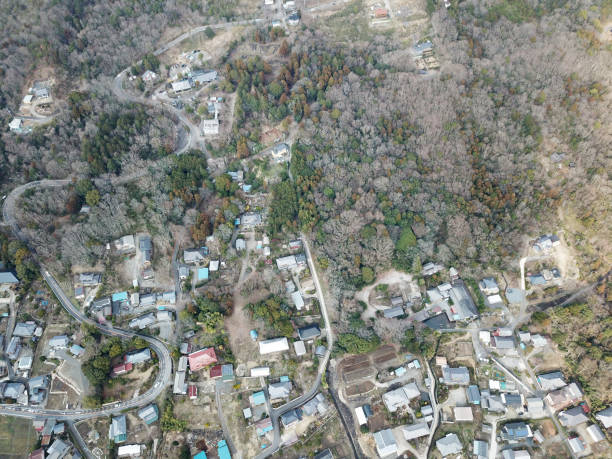istock Japan's rural aerial photograph 987562724