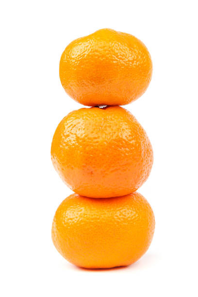 istock Fruits of a tangerine on a white background. 987564550