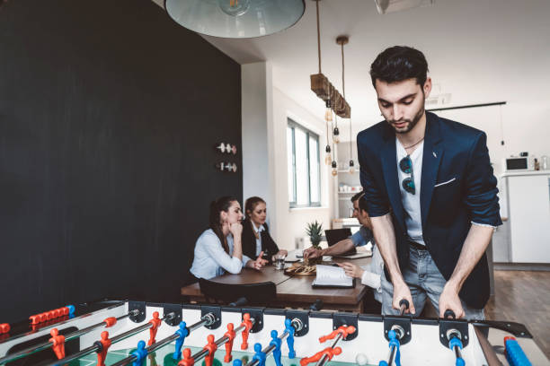 istock Table football in the office 987595152