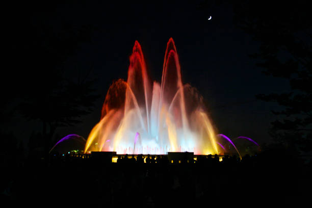 istock Water Fountain in Ilsan, Korea 987643218