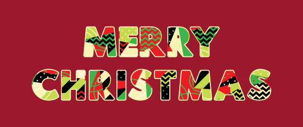 istock Merry Christmas Concept Word Art Illustration 987647656