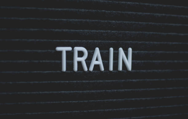 istock Word train written on the letter board. 987648896