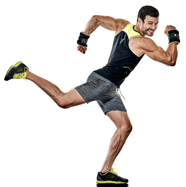 istock fitness man cardio boxing exercises isolated 987656054