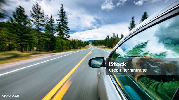 Road Trip Stock Photo - Download Image Now - Car, Driving, Electric Car
