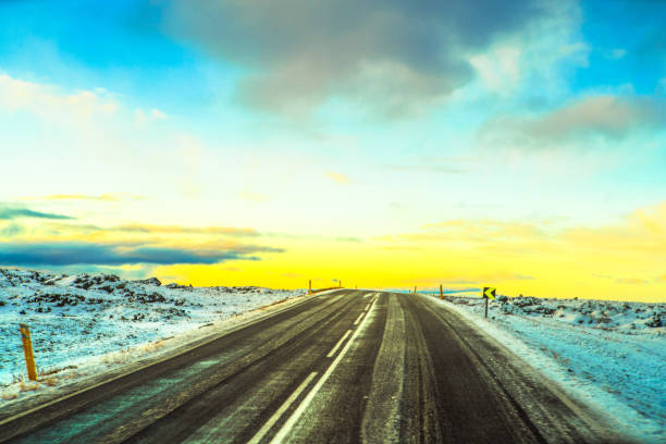 istock Route 1 or Ring Road (Hringvegur) of Iceland 987683174