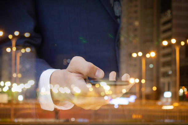 istock Businessman working in the mobile . 987738878