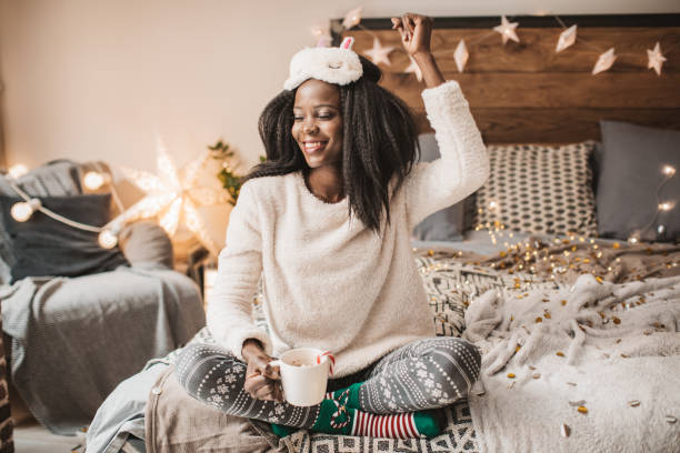 Holiday pajama party