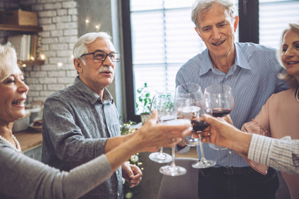 istock Seniors enjoy in celebration 987751144