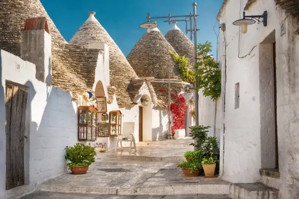 Trulli houses in Alberobello, Puglia, Italy