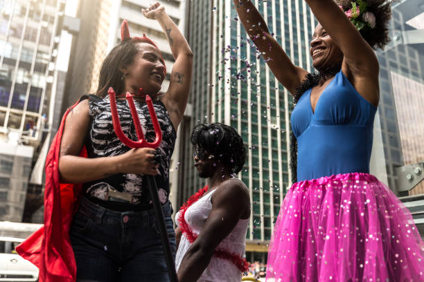 istock Friends Having Fun on a Carnaval Celebration in Brazil 987822160