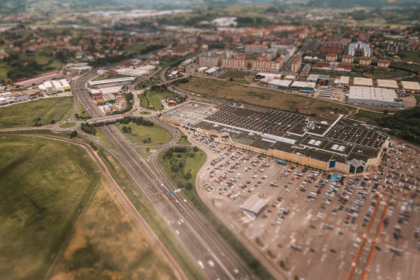 istock Aerial view of city 987828734