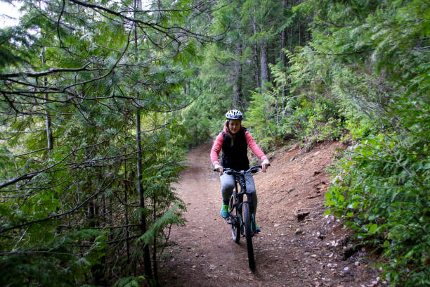 istock Biking through Vancouver Island Forests 987872394