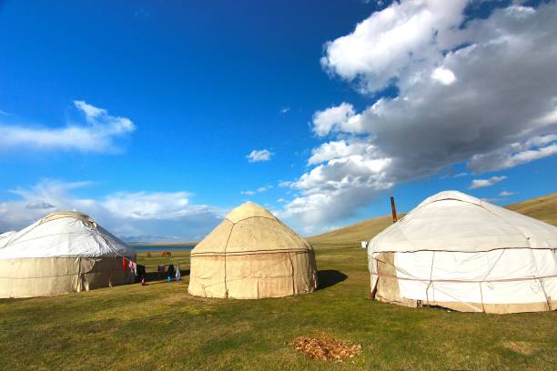 istock The ger camp in a large meadow at Ulaanbaatar , Mongolia 987880122