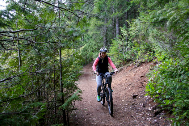 istock Biking through Vancouver Island Forests 987881252