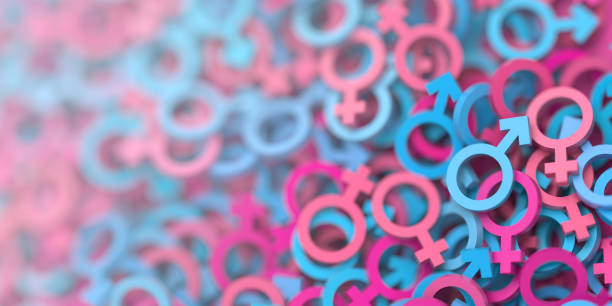 istock Male and female 3d infinite signs 987892960