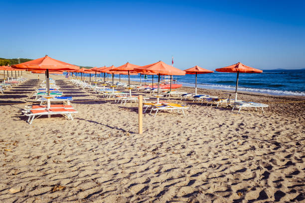 istock umbrellas on the beach in the morning 987948264