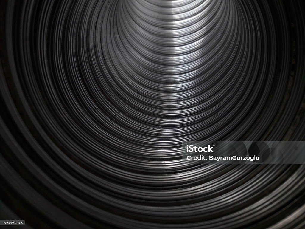 inside of a pipe Abstract Stock Photo
