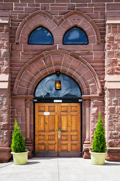 istock Old stone church exterior 988034596