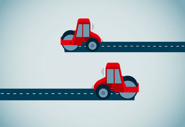 Compactor commercial illustrator flattening stock illustrations