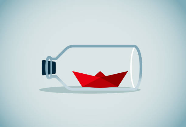 illustrations, cliparts, dessins animés et icônes de protection - ship in a bottle bottle sailing ship nautical vessel