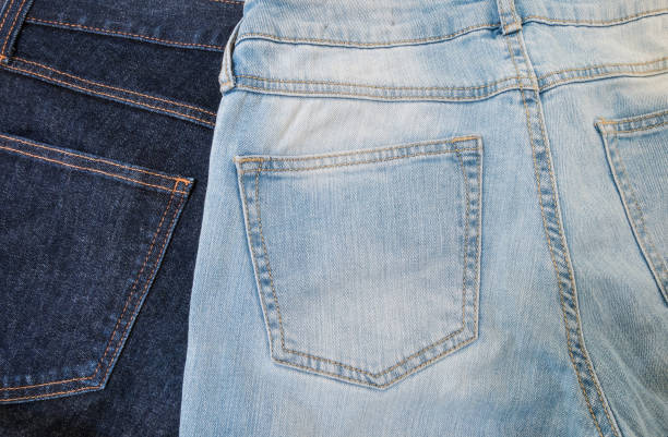 istock Closeup at back side of jean trousers background 988105002