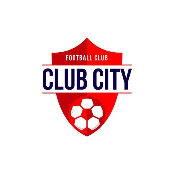 Vector illustration of Club City Football Club icon Vector Template